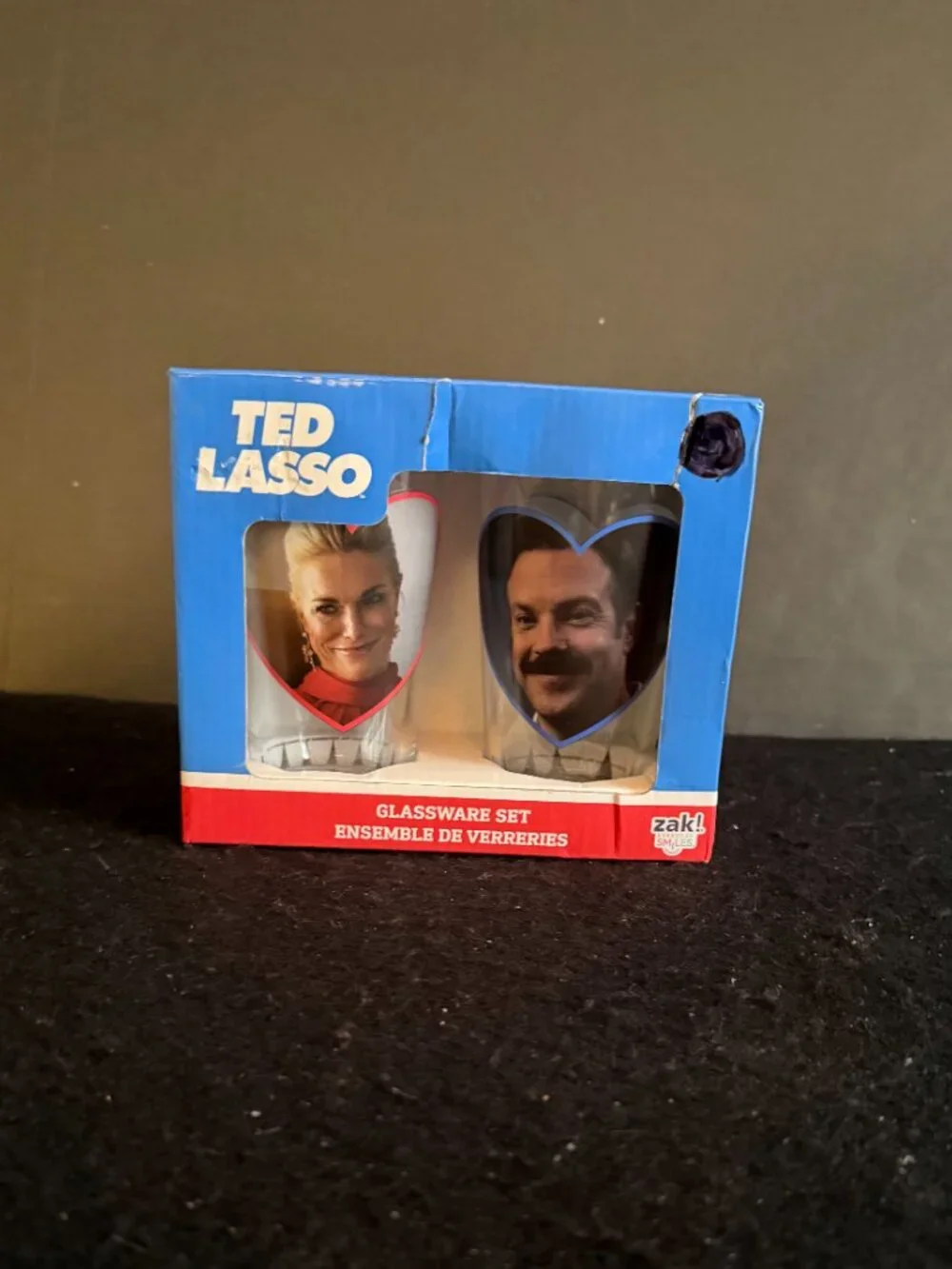 NIB ‘Ted Lasso’Valentine Glassware